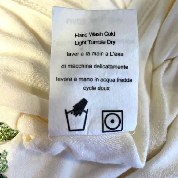 Anthropologie One September Embroidered Boho Peasant Blouse M - Picture 7 of 7